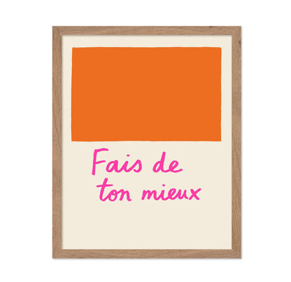 Bold French Quote