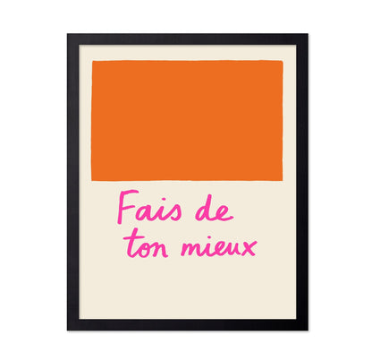Bold French Quote
