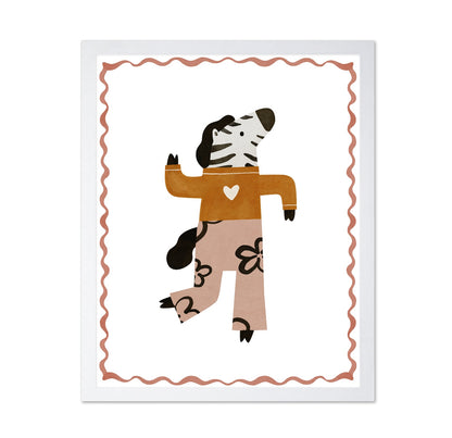 Dancing Zebra Dog