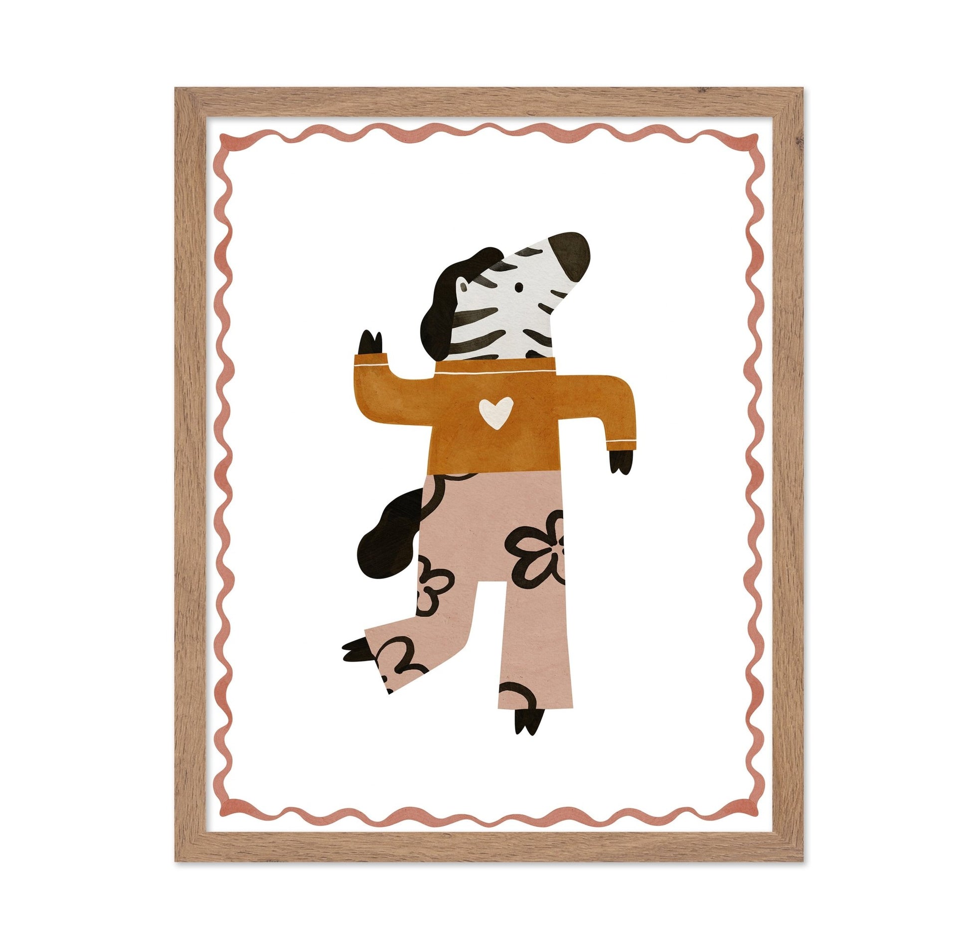 Dancing Zebra Dog