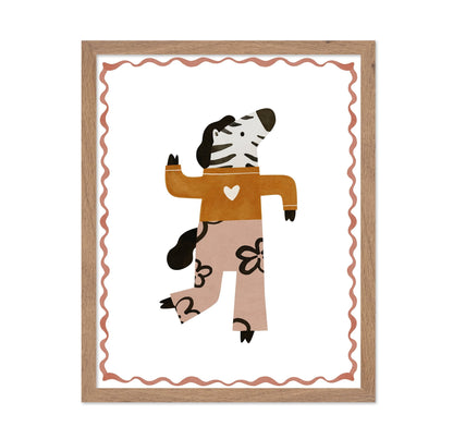 Dancing Zebra Dog