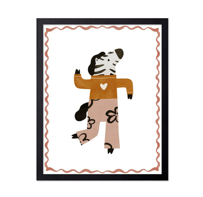 Dancing Zebra Dog