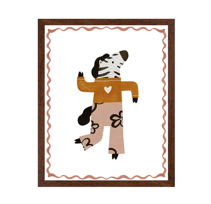 Dancing Zebra Dog