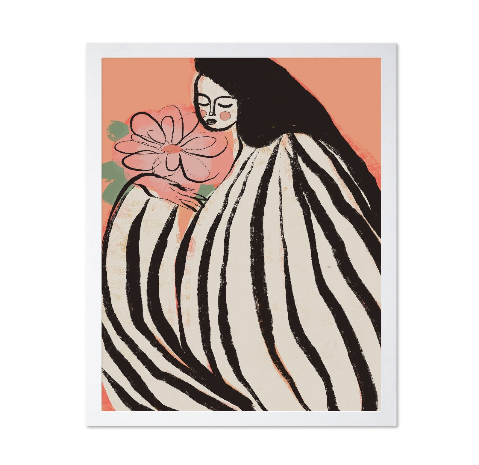Woman With Flower No4