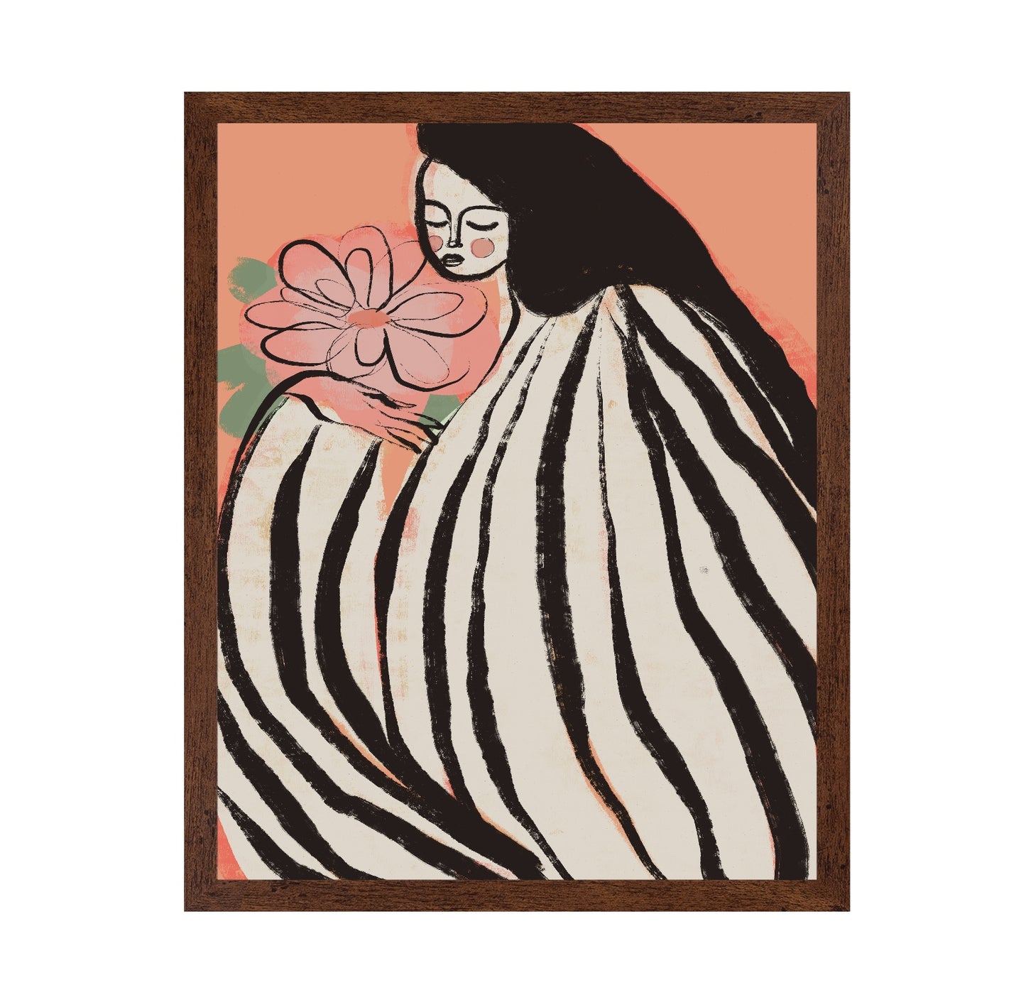 Woman With Flower No4