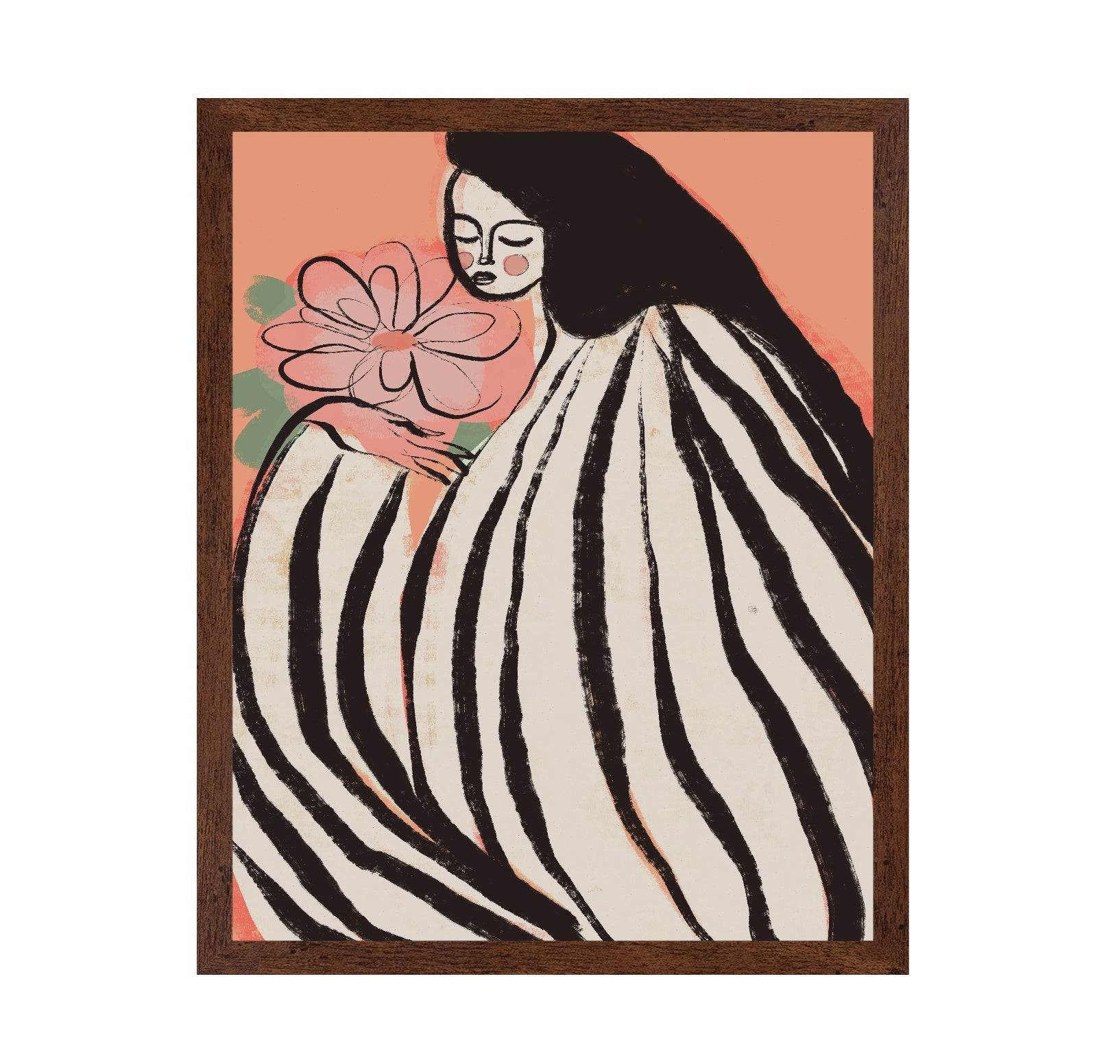 Woman With Flower No4