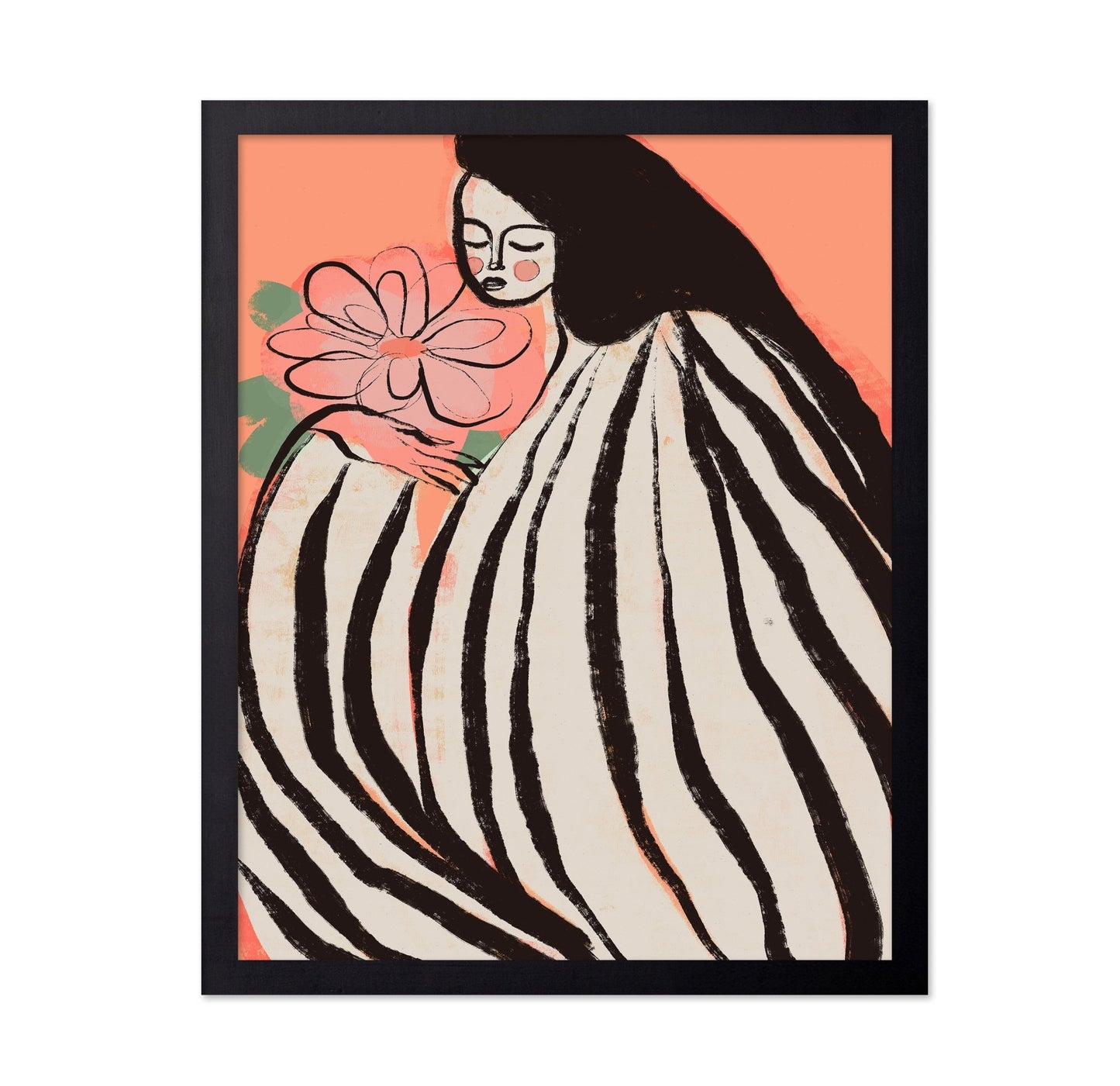 Woman With Flower No4