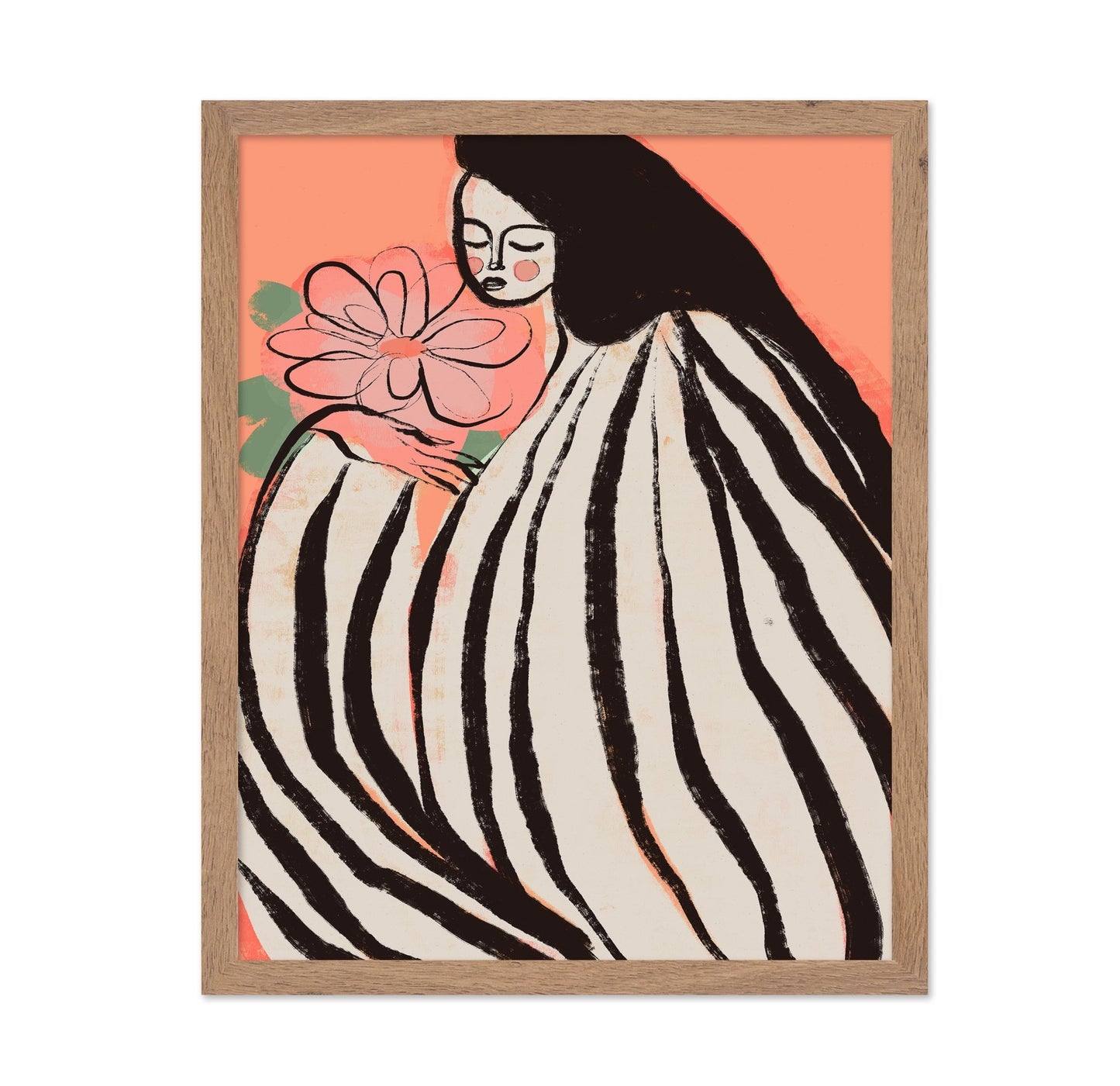 Woman With Flower No4