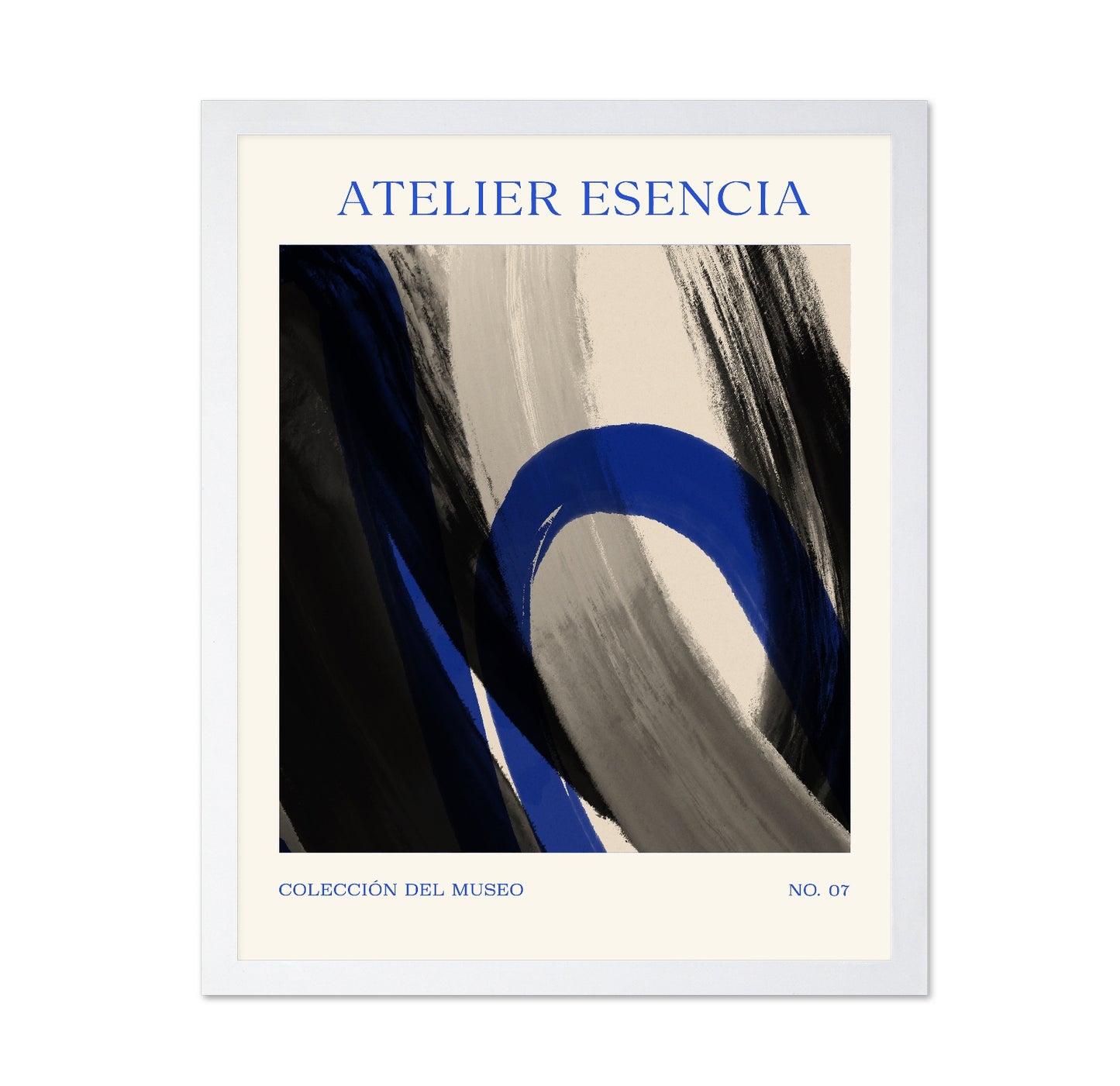 Blue Ribbon Abstract