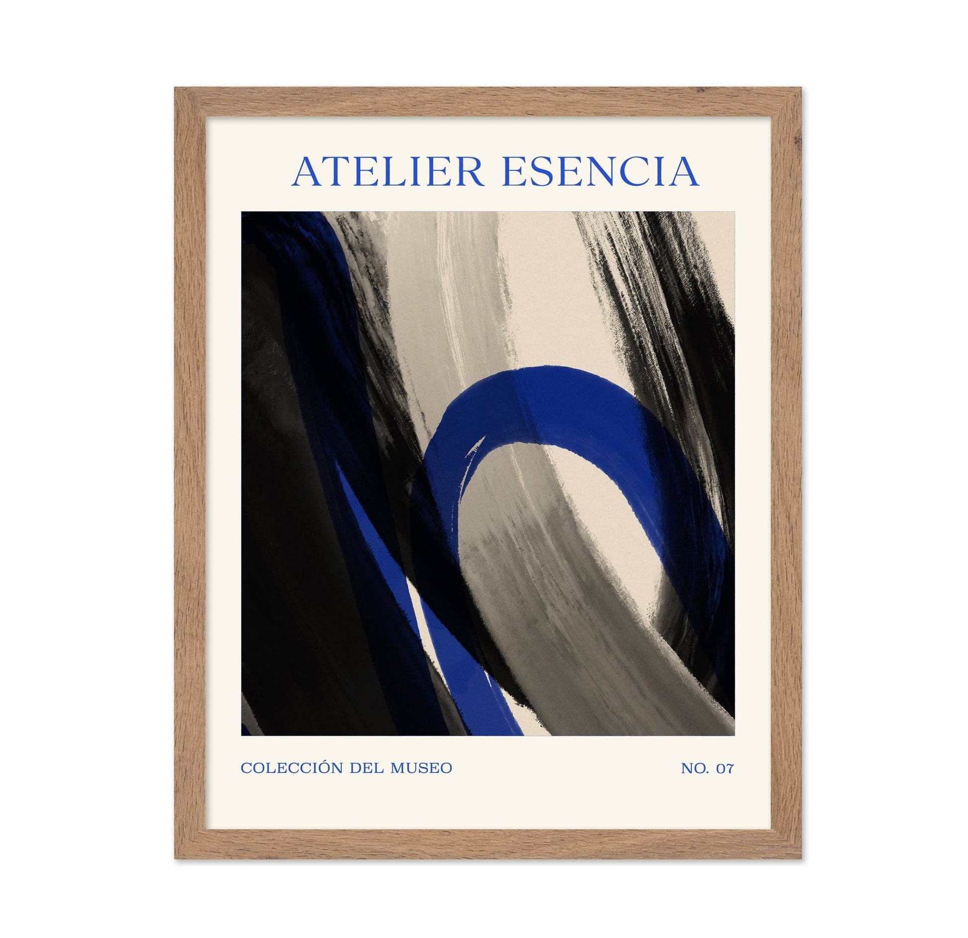 Blue Ribbon Abstract