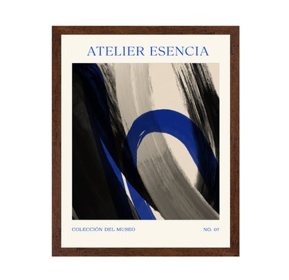 Blue Ribbon Abstract