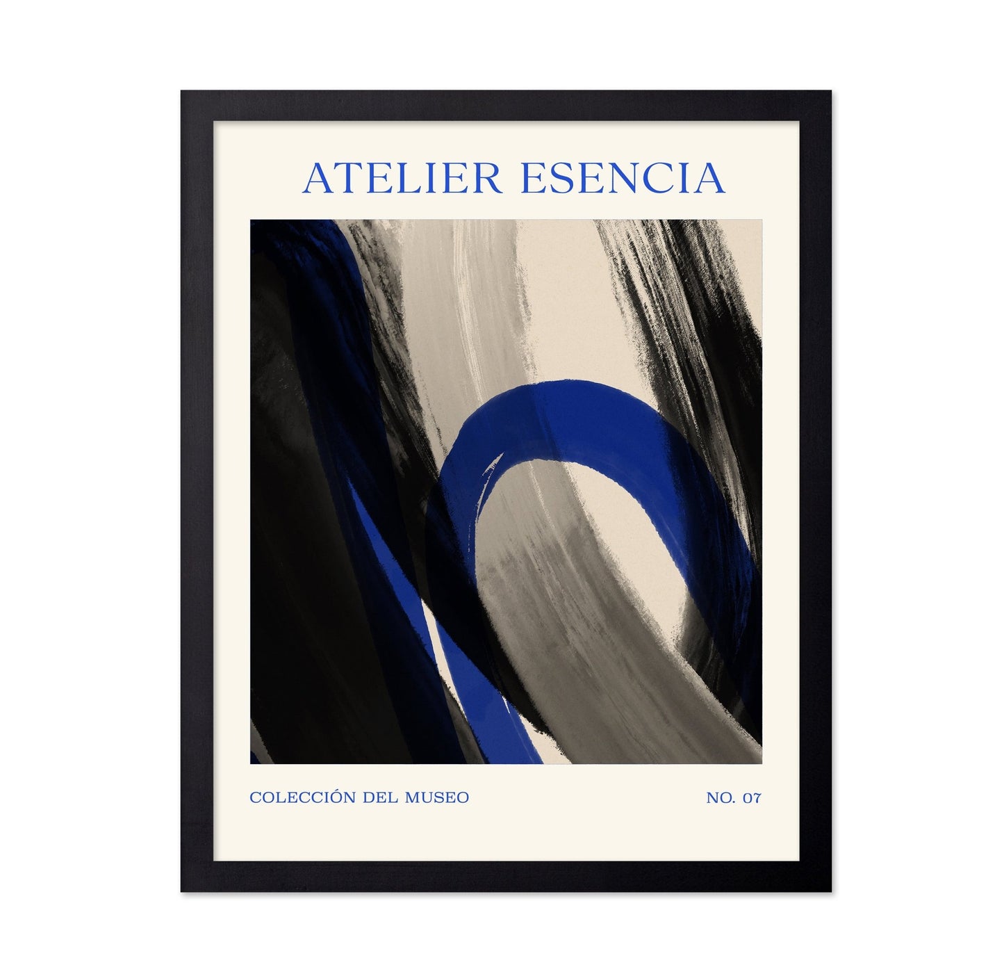 Blue Ribbon Abstract