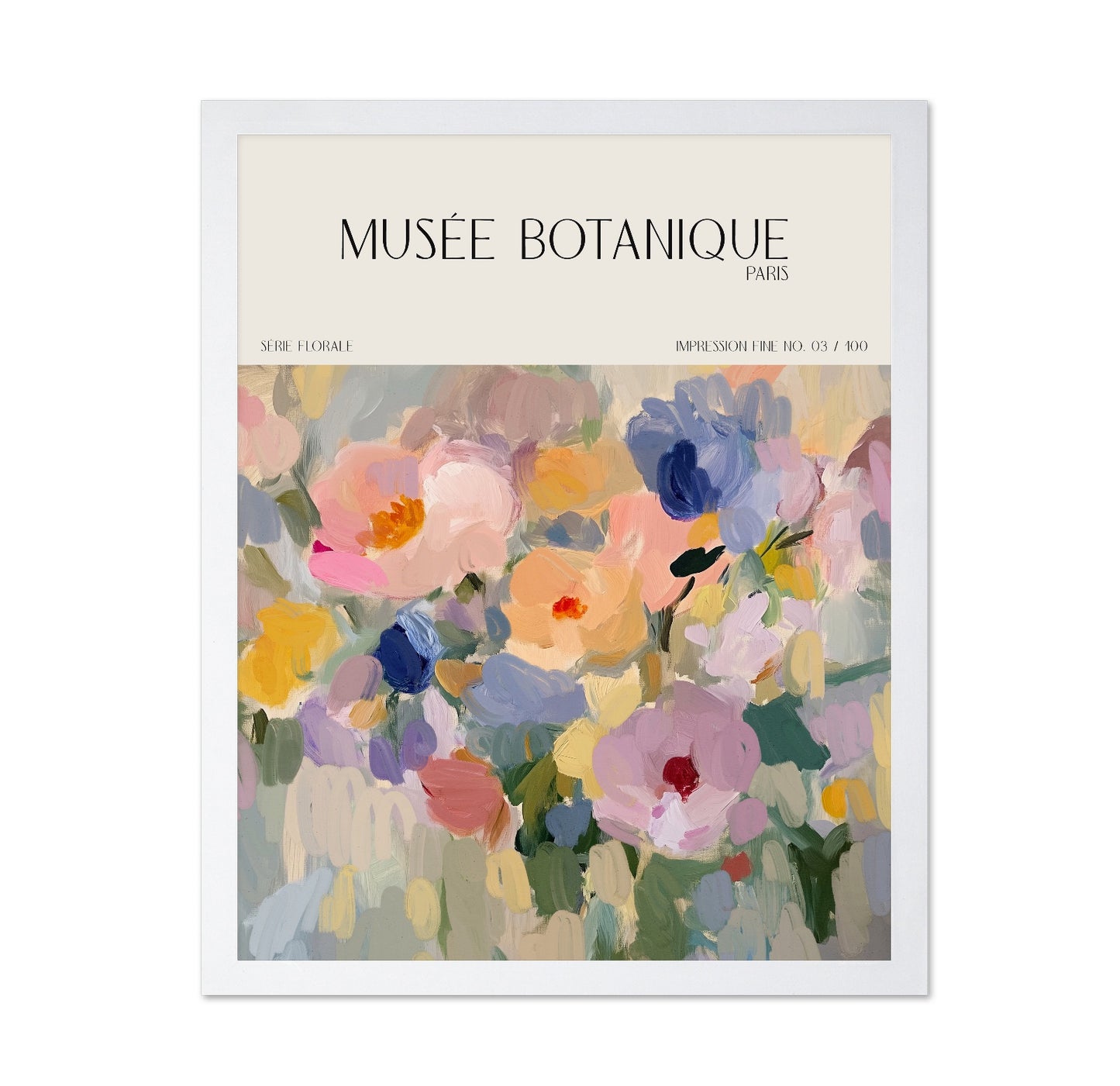 Pastel Floral Garden No1