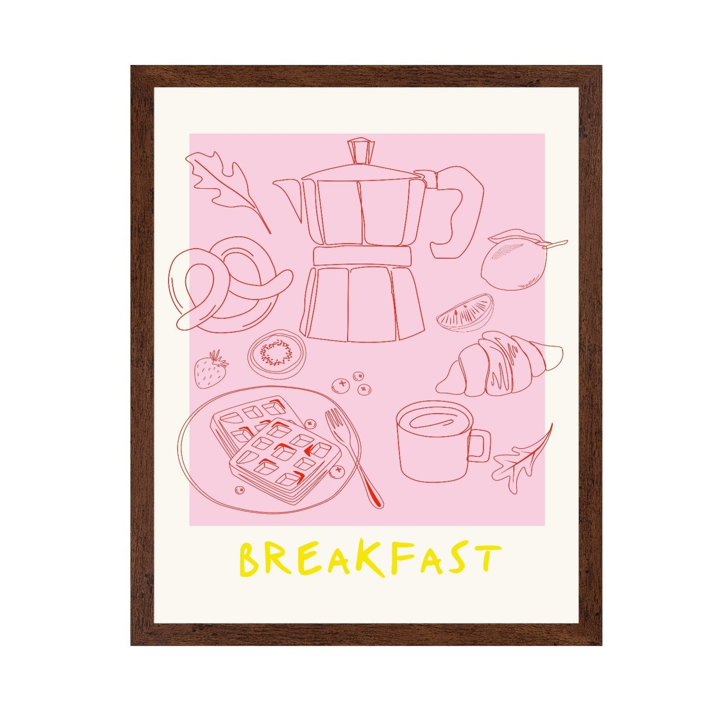Breakfast Line Art No1