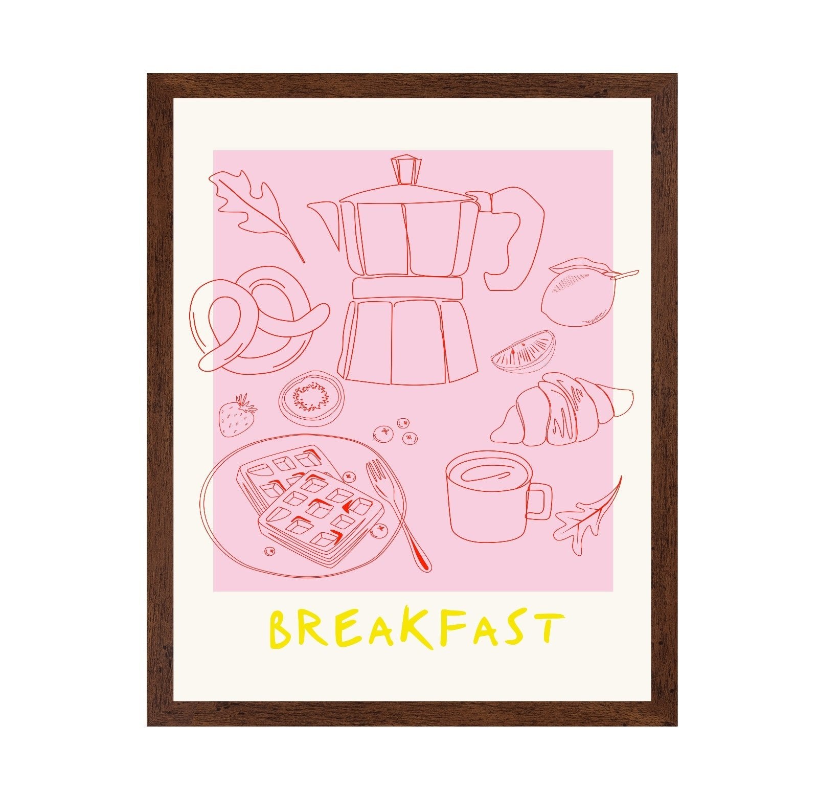 Breakfast Line Art No1