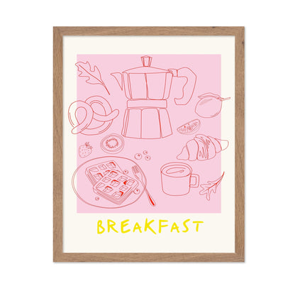 Breakfast Line Art No1
