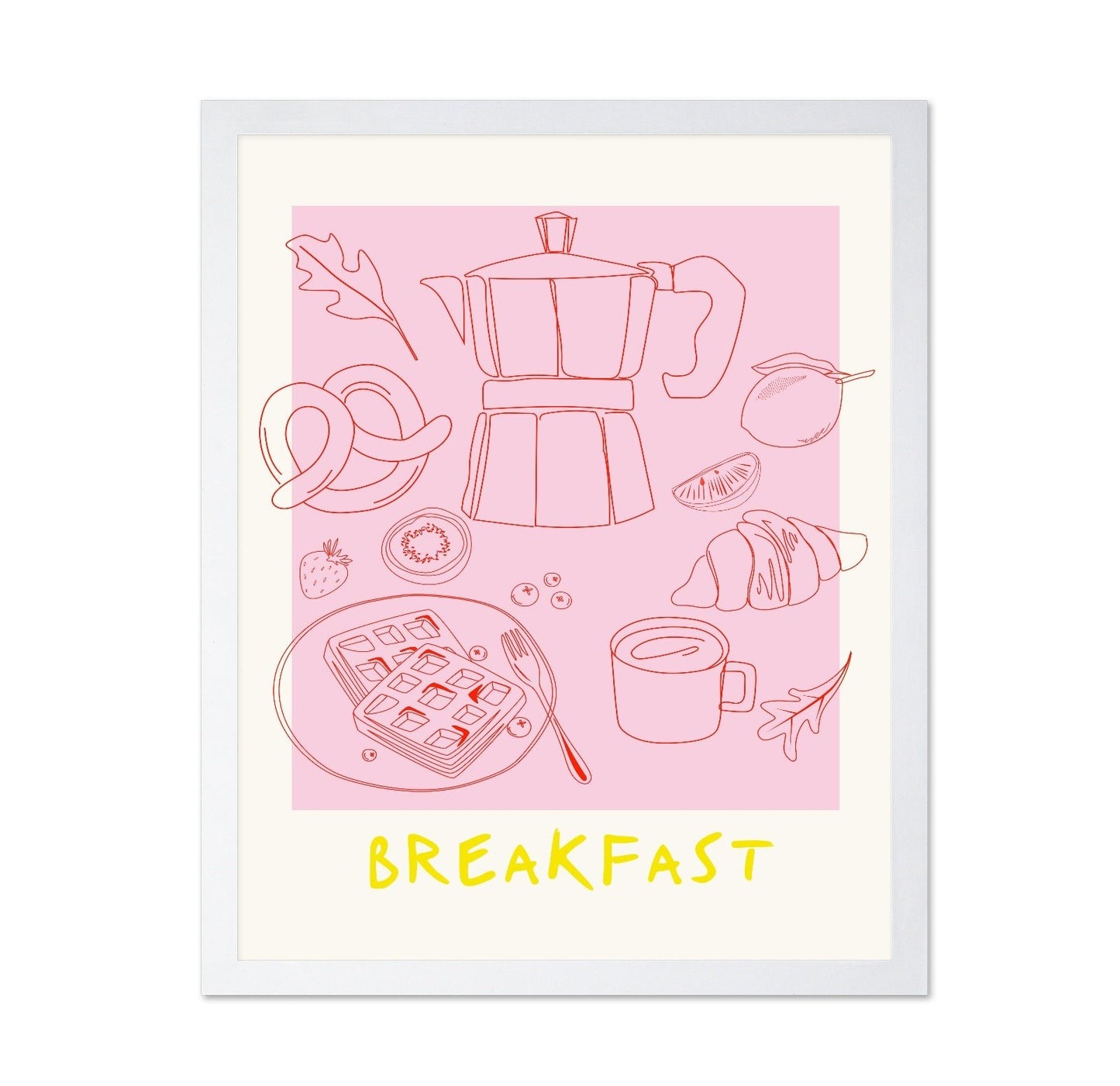 Breakfast Line Art No1