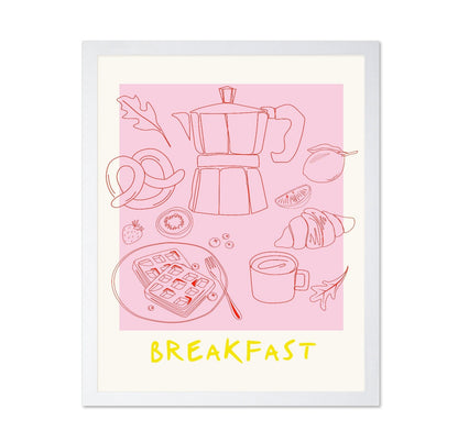 Breakfast Line Art No1