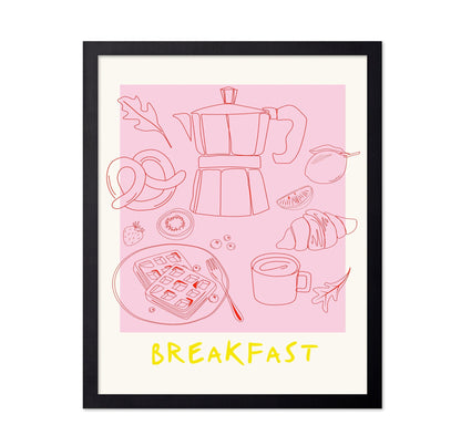 Breakfast Line Art No1