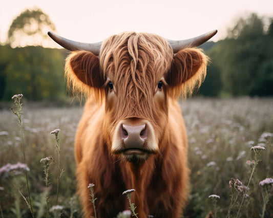 Highland Cow Portrait No4