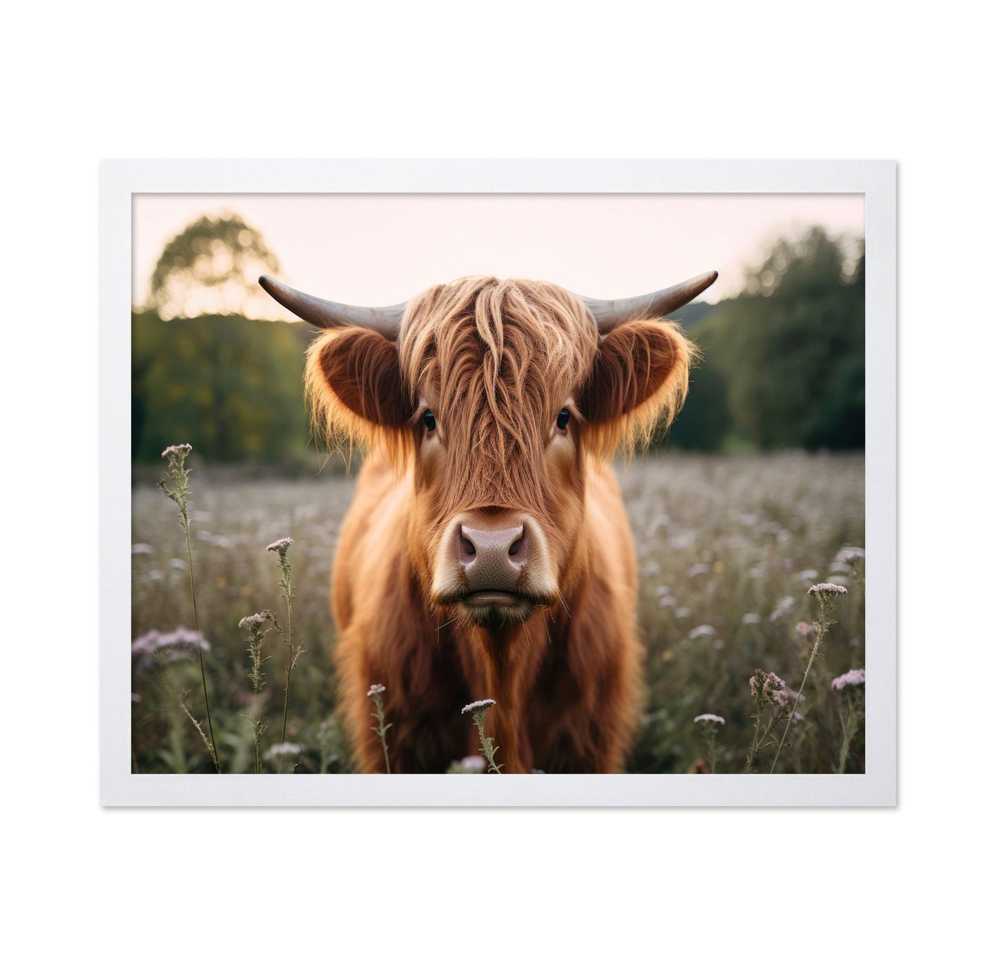 Highland Cow Portrait No4
