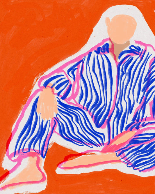 Striped Fashion Figure No1