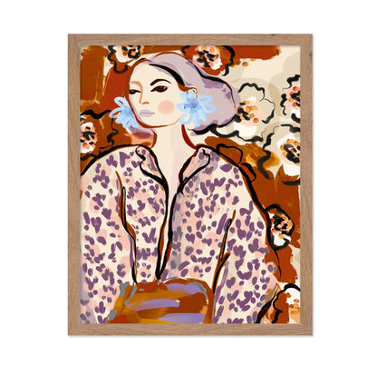Floral Portrait Woman No2
