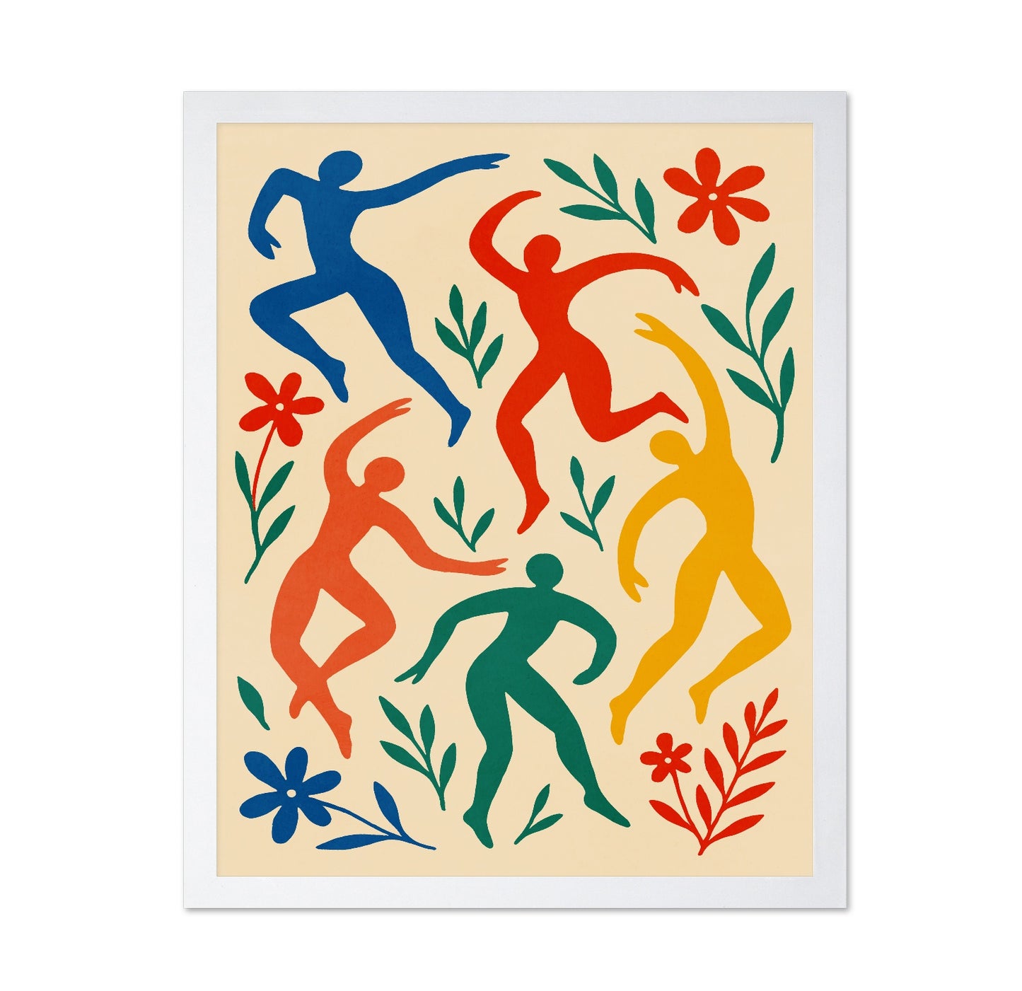 Colorful Dancing Figures
