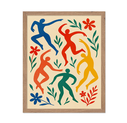 Colorful Dancing Figures