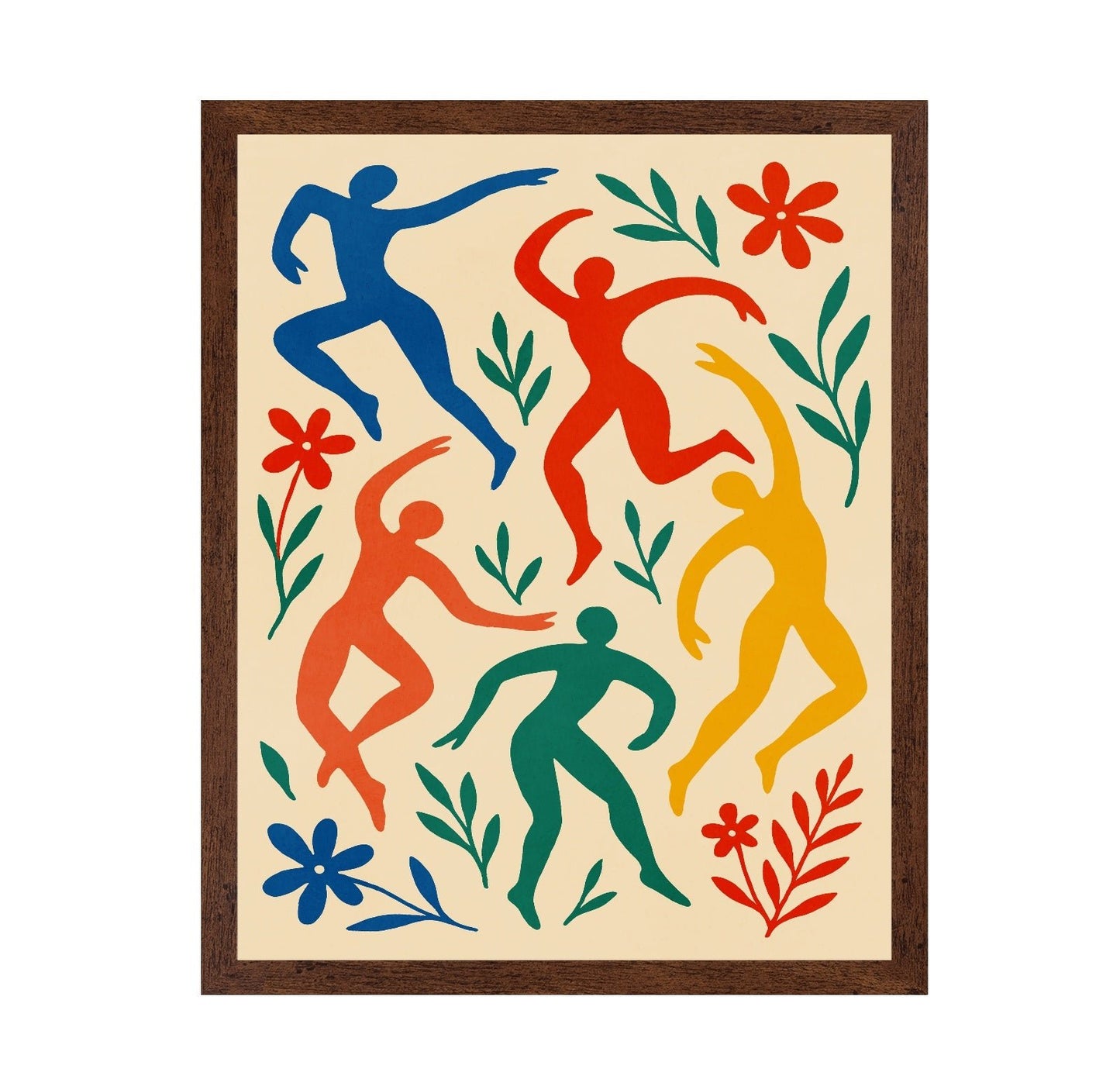 Colorful Dancing Figures