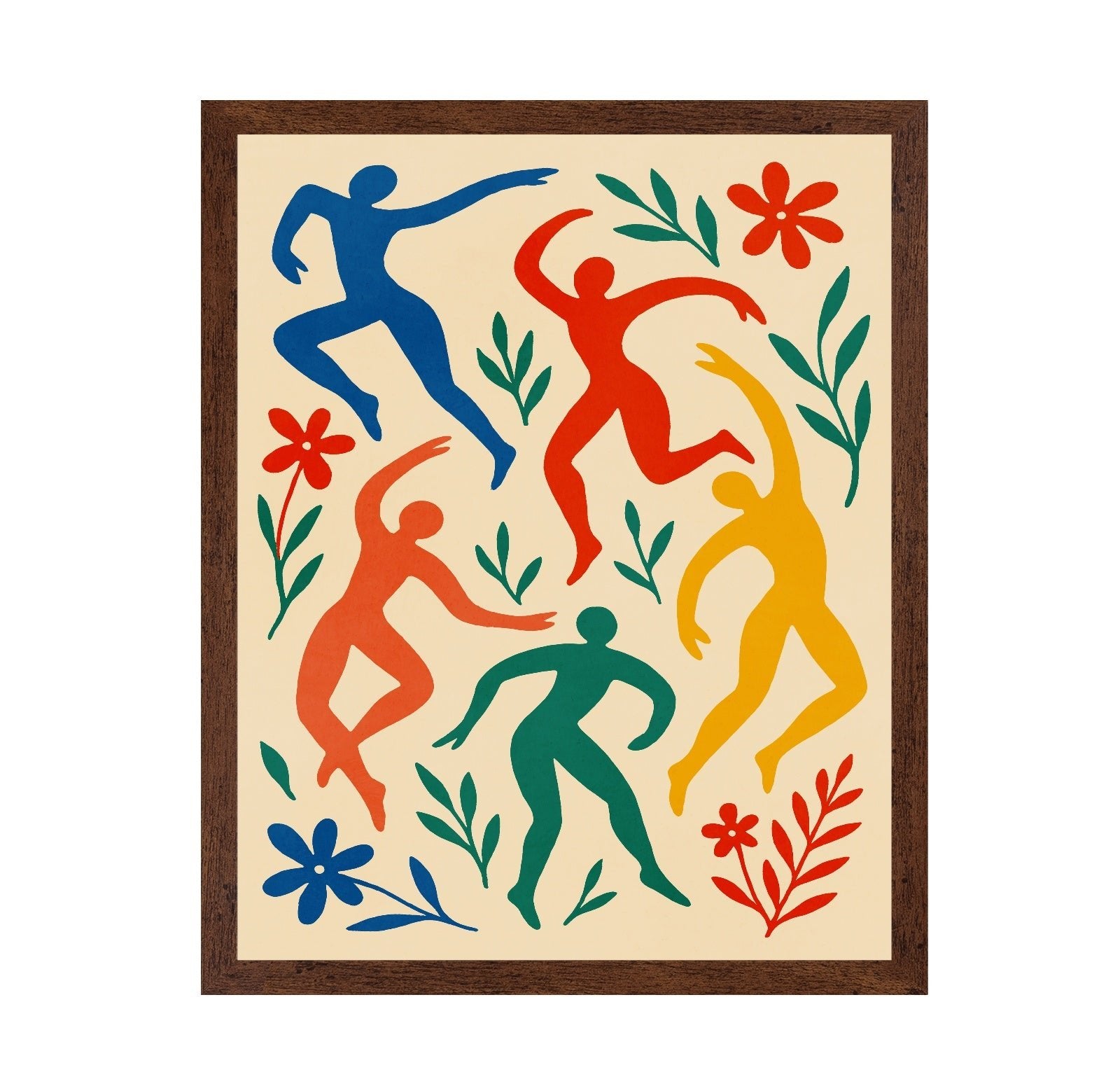 Colorful Dancing Figures