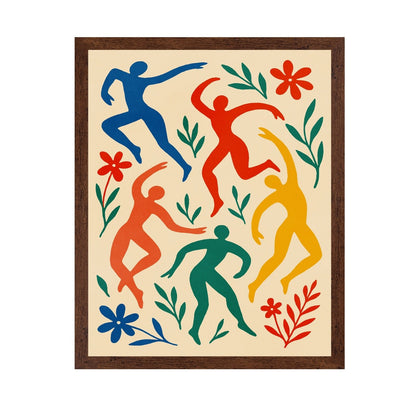 Colorful Dancing Figures