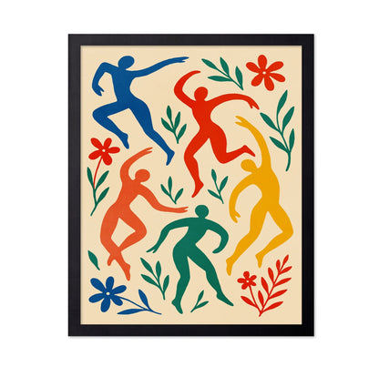 Colorful Dancing Figures