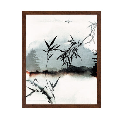 Bamboo Ink Landscape