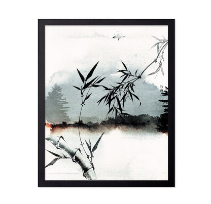 Bamboo Ink Landscape