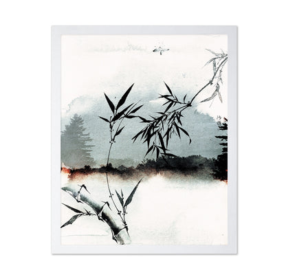 Bamboo Ink Landscape