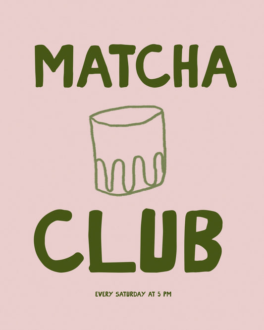 Matcha Club Poster