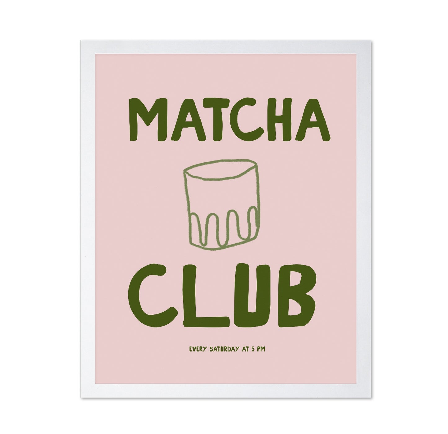 Matcha Club Poster