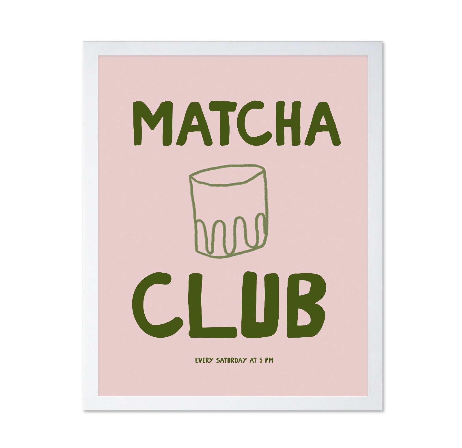 Matcha Club Poster