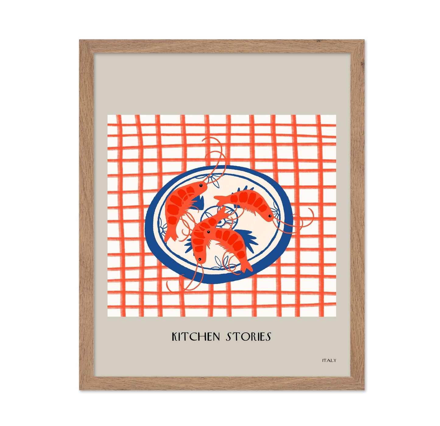 Shrimp Plate Pattern