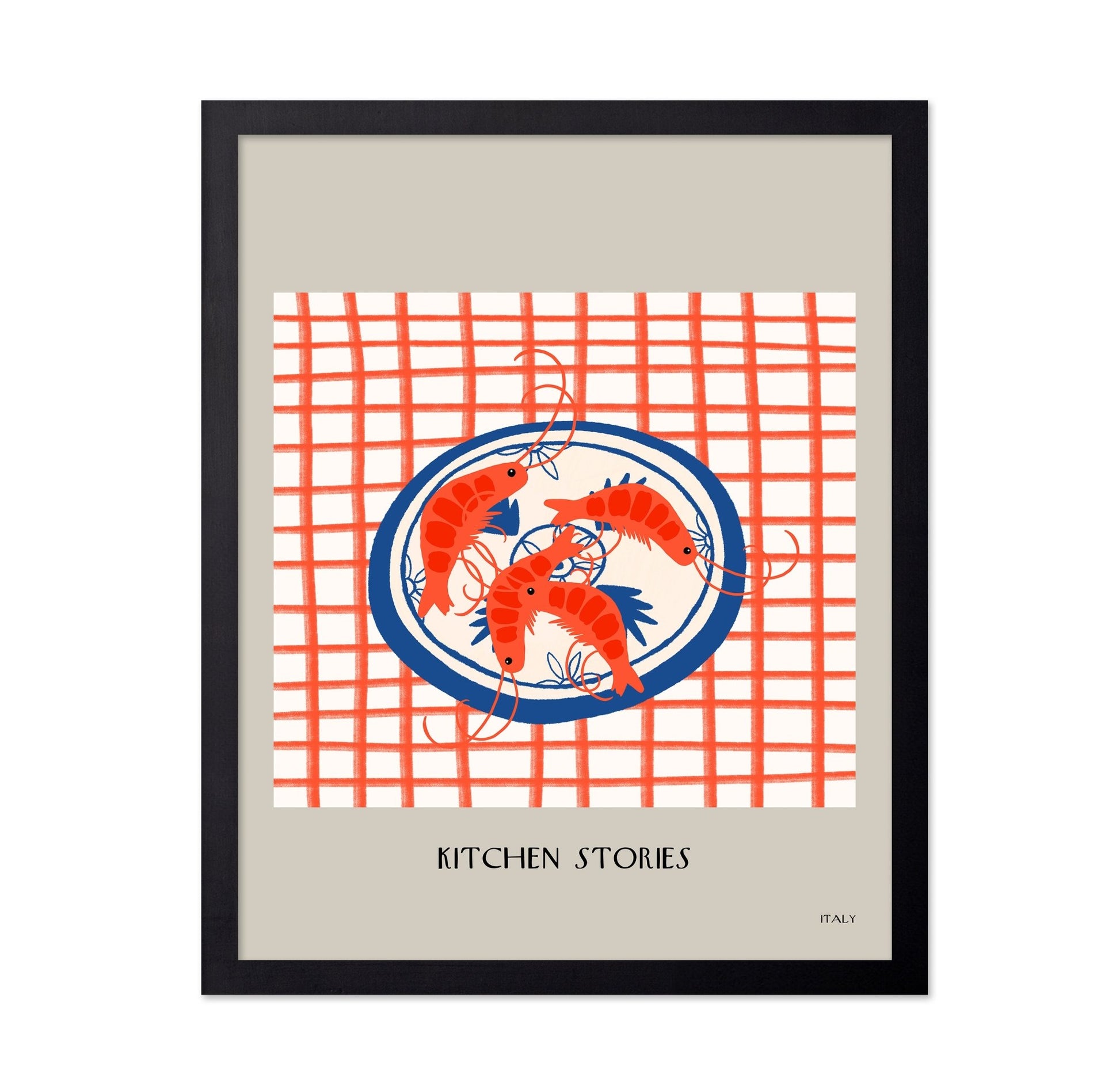 Shrimp Plate Pattern