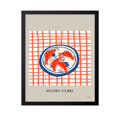 Shrimp Plate Pattern