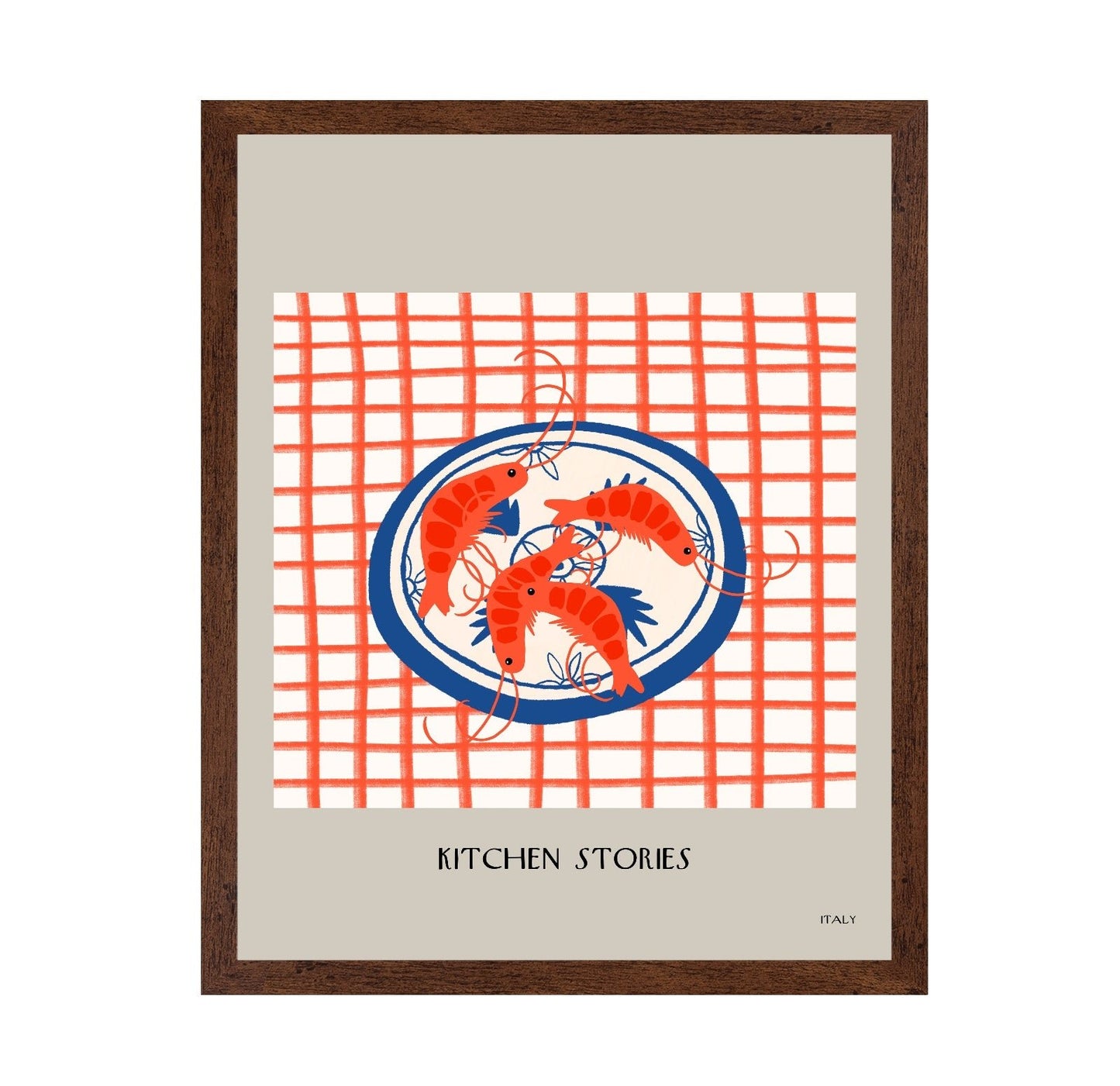 Shrimp Plate Pattern