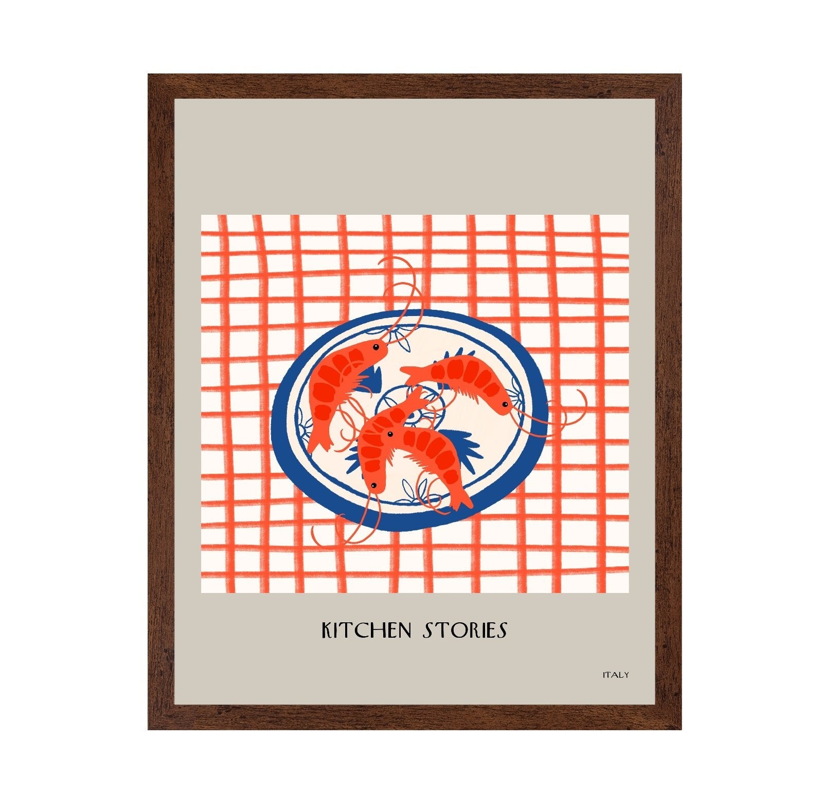 Shrimp Plate Pattern