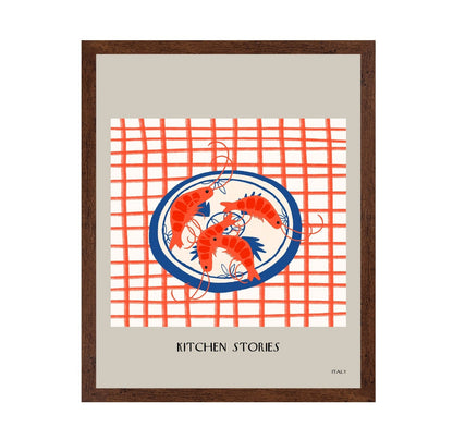 Shrimp Plate Pattern