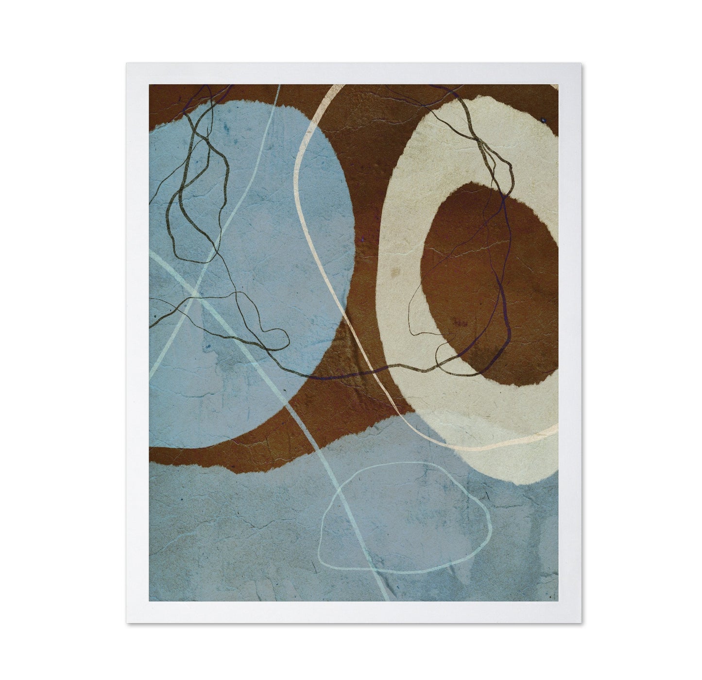 Earth Tone Abstract Shapes