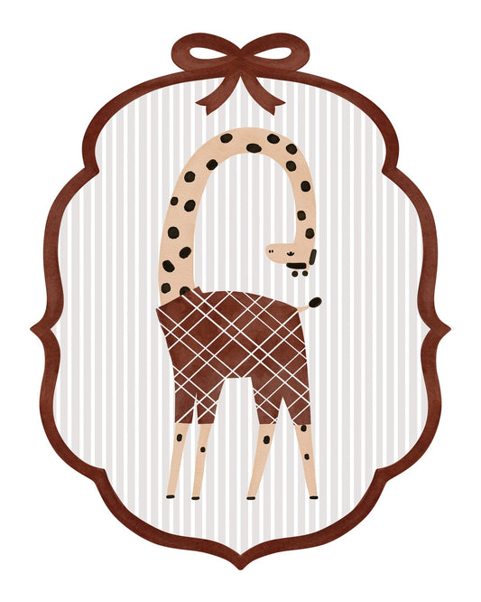 Playful Giraffe Frame