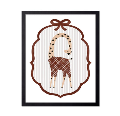 Playful Giraffe Frame