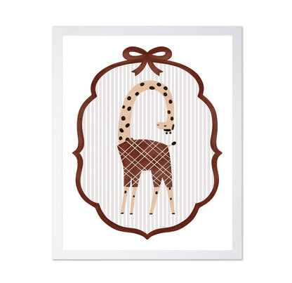Playful Giraffe Frame