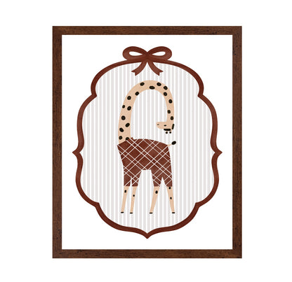 Playful Giraffe Frame